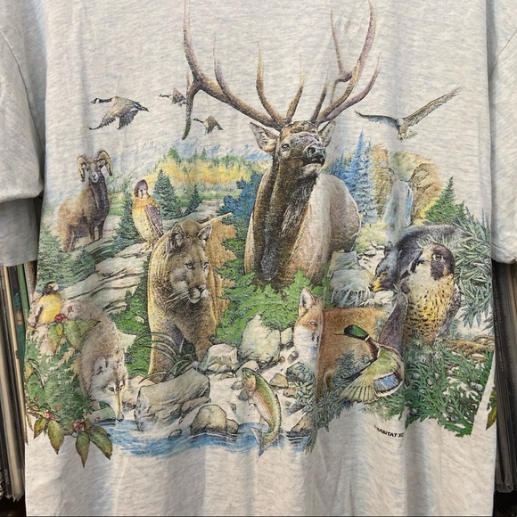 🦌 Classic Vintage Wilderness / Deer / Fox Tee 🦌 - Picture 3 of 6